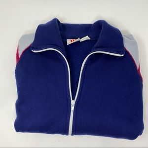 Vintage Wilson Zip-Up Jacket | Medium | Lightweight Cotton | Tracksuit